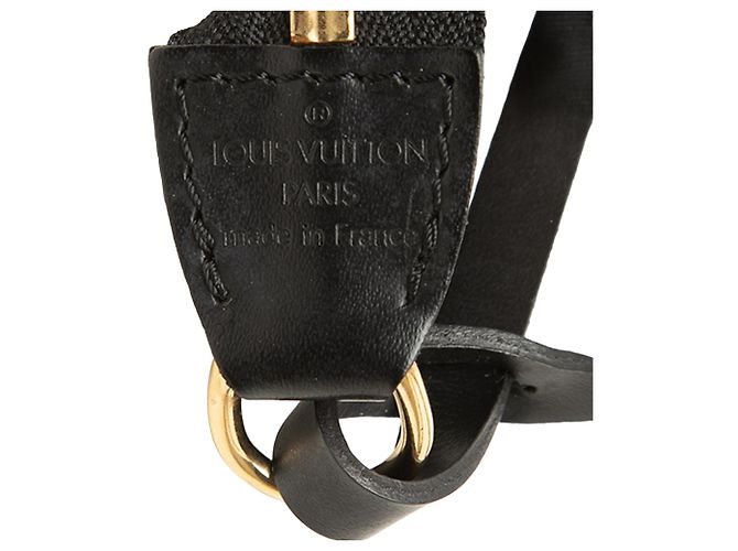 Louis Vuitton Black Epi Pochette Accessoires Preto - vista 5