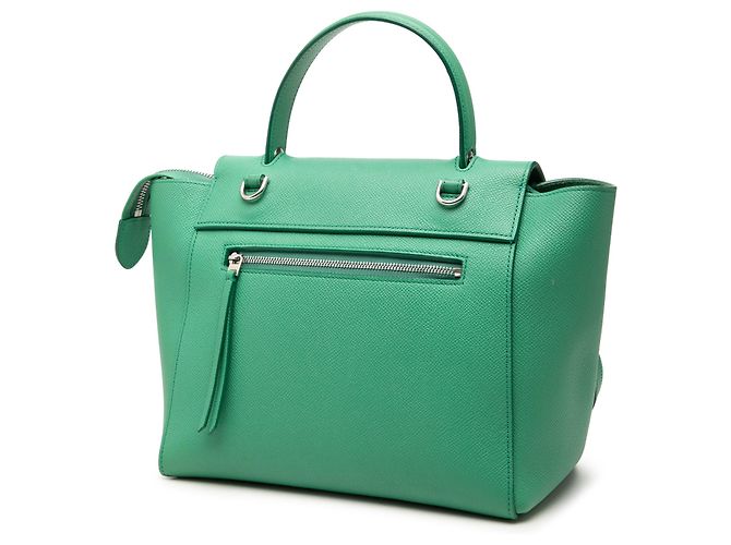 Belt Bag Céline Borsa cintura Celine in pelle di vitello micrograna verde - vista 2