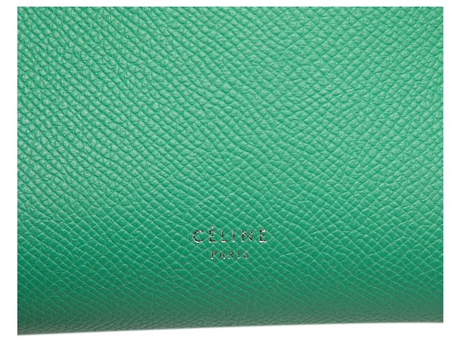 Belt Bag Céline Borsa cintura Celine in pelle di vitello micrograna verde - vista 5