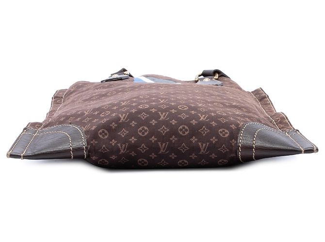 Louis Vuitton Brown Monogram Mini Lin Cabas Tanger Braun - Ansicht 3