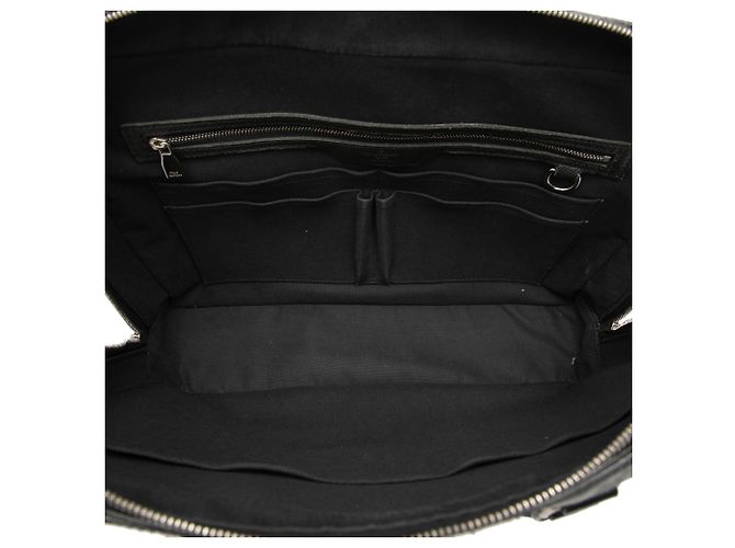Louis Vuitton Black Taiga Neo Igor Briefcase Nero - vista 4