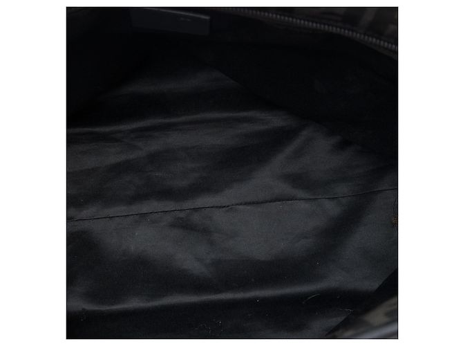 Fendi Medium Quilted Zucca Canvas Chain Roll Tote in Schwarz - Ansicht 4