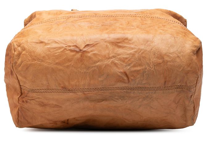 Bolsa Pandora Givenchy marrom em pele de carneiro enrugada Medium Camelo - vista 3