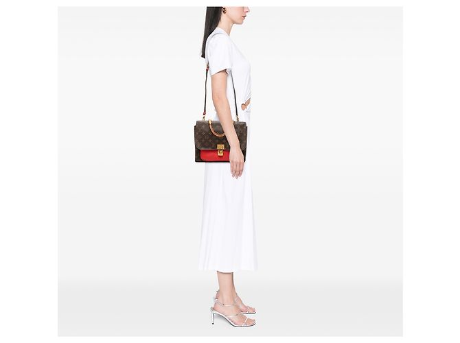 Louis Vuitton Brown Monogram Marignan Castaño - vista 6