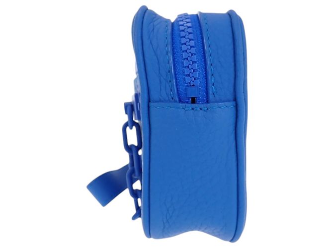 Louis Vuitton Blue Monogram Taurillon Pochette Volga Blau - Ansicht 12