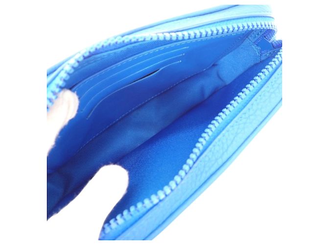 Louis Vuitton Blue Monogram Taurillon Pochette Volga Blau - Ansicht 4