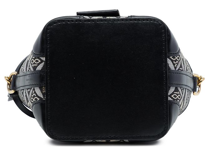 Louis Vuitton Gray Monogram Jacquard Since 1854 Nano Noe Marrone - vista 3
