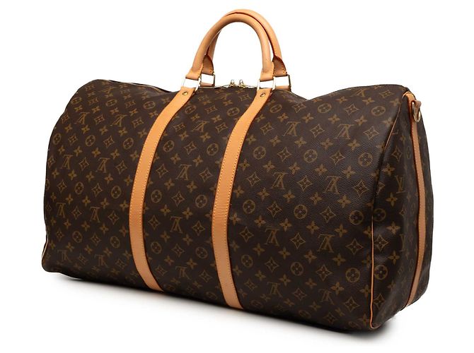 Louis Vuitton Brown Monogram Keepall Bandouliere 60 Braun - Ansicht 2