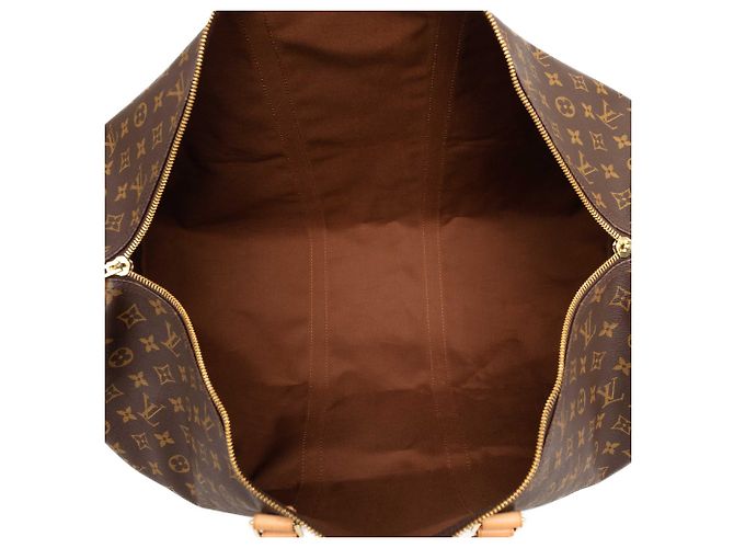 Louis Vuitton Brown Monogram Keepall Bandouliere 60 Braun - Ansicht 4