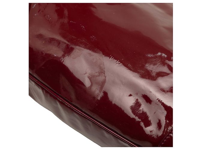 Salvatore Ferragamo Borsa Ferragamo Marisa Gancini in vernice rossa Rosso Bordò - vista 6