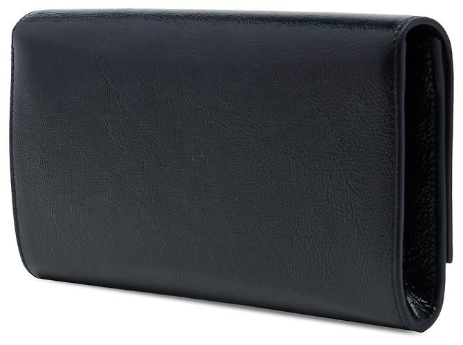 Autre Marque Pochette Saint Laurent Belle Du Jour en cuir verni noir - vue 2