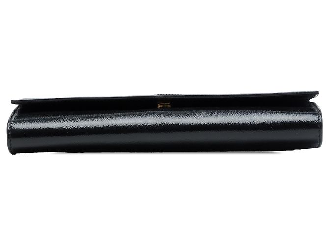 Autre Marque Pochette Saint Laurent Belle Du Jour en cuir verni noir - vue 3