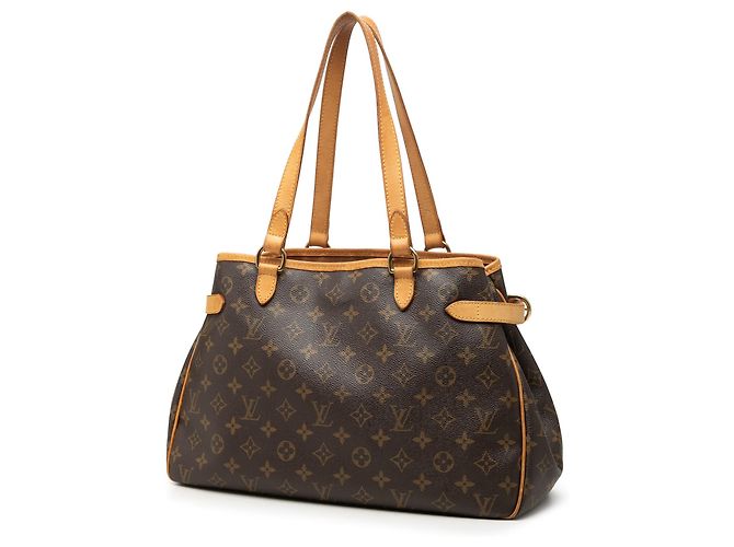 Louis Vuitton Brown Monogram Batignolles Horizontal Castaño - vista 2