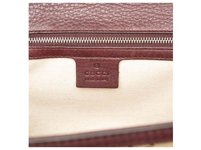 Gucci Medium GG Canvas New Bamboo Handtasche mit Henkel, Beige - Ansicht 5