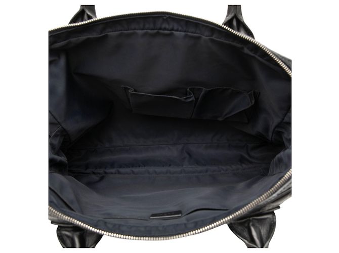 Borsa Business Gucci Black Guccissima Web Nero - vista 4