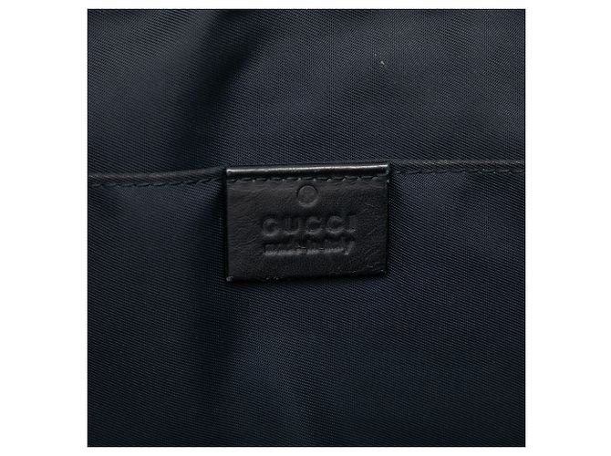 Borsa Business Gucci Black Guccissima Web Nero - vista 5