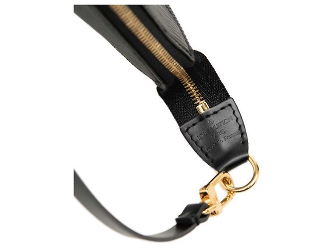 Louis Vuitton Black Epi Pochette Accessoires Schwarz - Ansicht 5