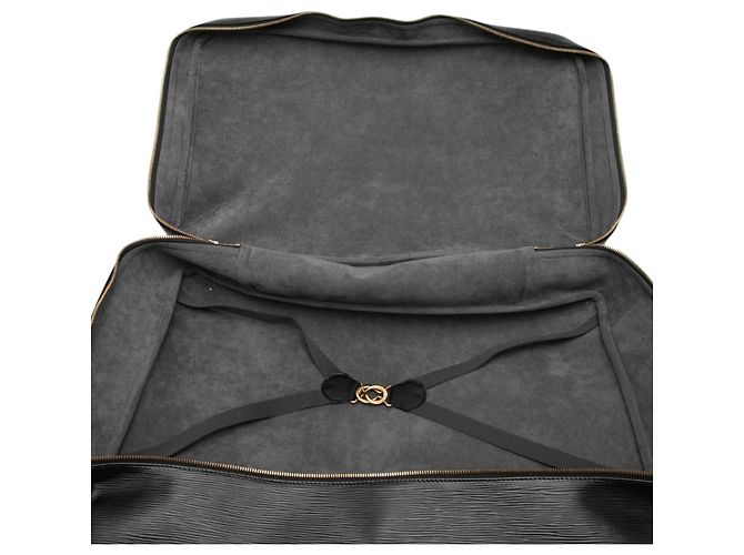 Borsa Louis Vuitton Black Epi Sac Chasse Hunting Bag Nero - vista 4