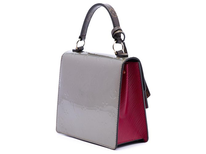 Louis Vuitton Brown Monogram Vernis Spring Street Castaño Bronce - vista 2