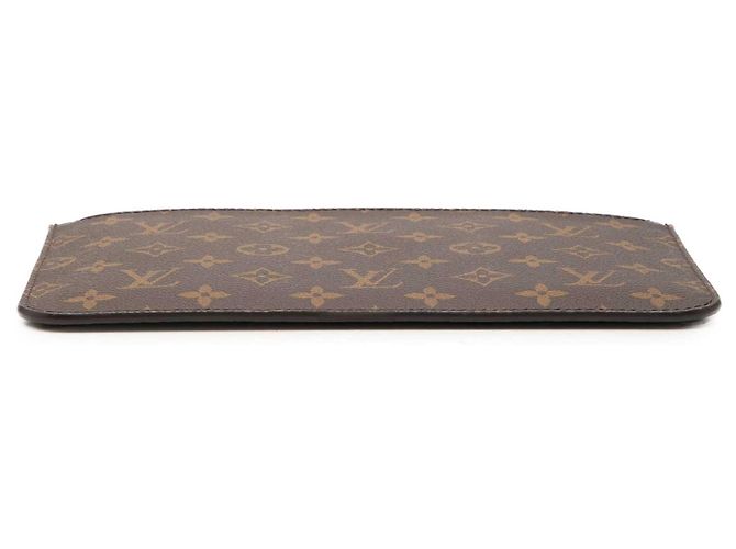 Louis Vuitton Brown Monogram Neverfull MM Pouch Braun - Ansicht 3