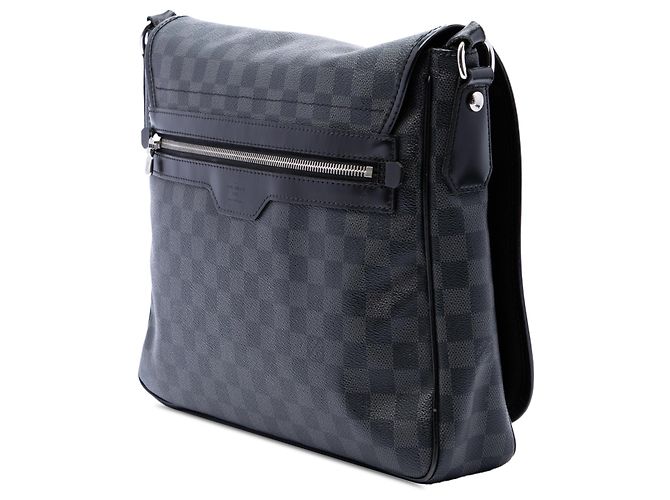 Louis Vuitton Black Damier Graphite Daniel MM Nero - vista 2