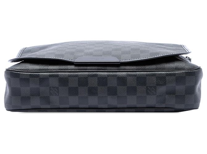 Louis Vuitton Black Damier Graphite Daniel MM Nero - vista 3