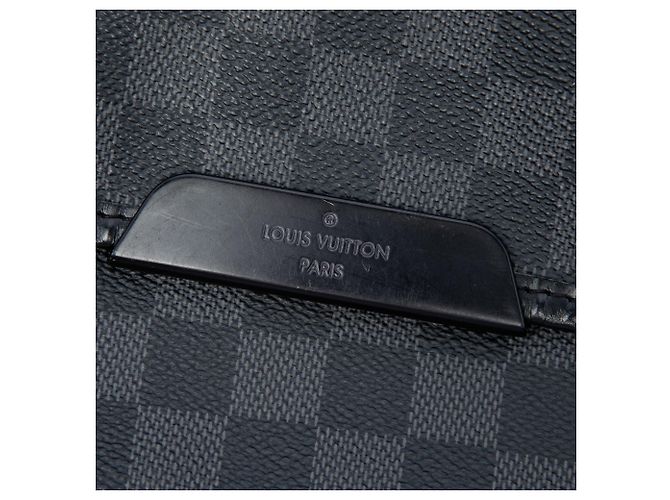 Louis Vuitton Black Damier Graphite Daniel MM Nero - vista 5