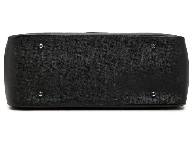 Borsa Tote Burberry in pelle nera Nero - vista 3