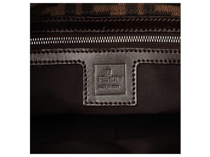 Fendi Brown Zucca Canvas Schultertasche Braun - Ansicht 5