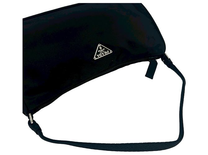 Pochette Prada em Tessuto Preto - vista 8