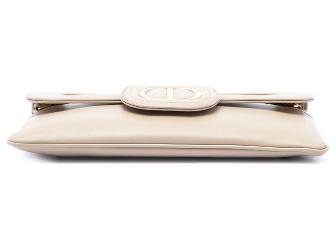 Autre Marque Borsa DiorDouble Chain Bag Dior in vitello beige Medium - vista 3