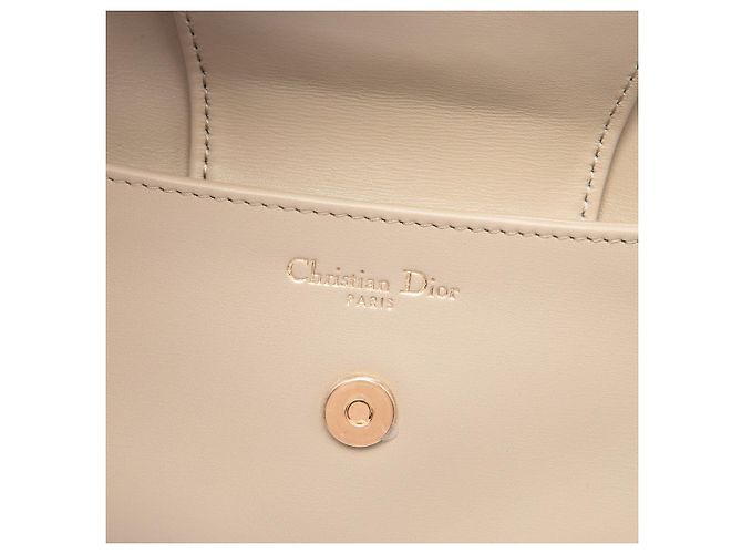Autre Marque Borsa DiorDouble Chain Bag Dior in vitello beige Medium - vista 5