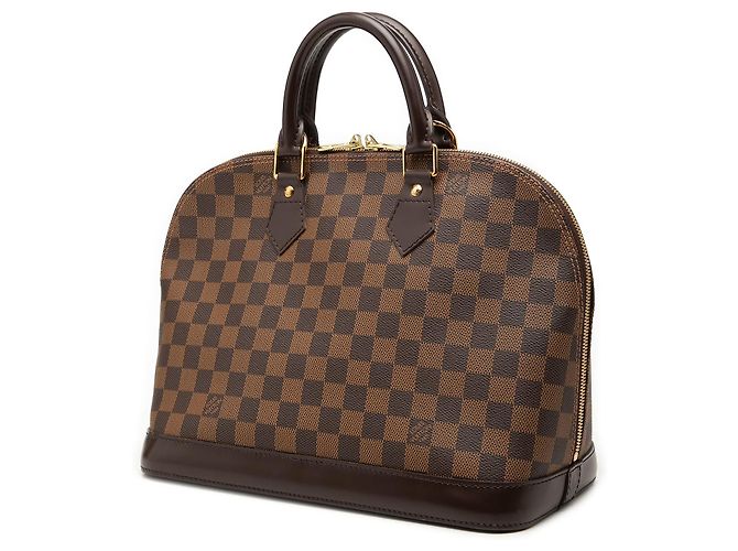 Louis Vuitton Brown Damier Ebene Alma PM Marrone - vista 2