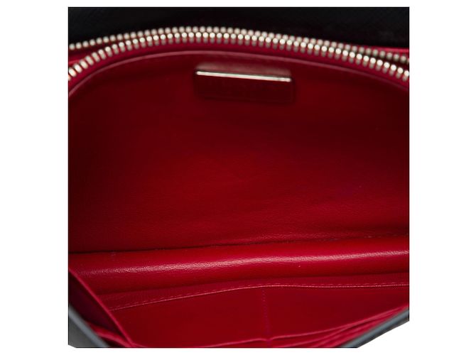 Portafoglio Prada Multi Saffiano con stampa rossetto e tracolla Multicolore - vista 4