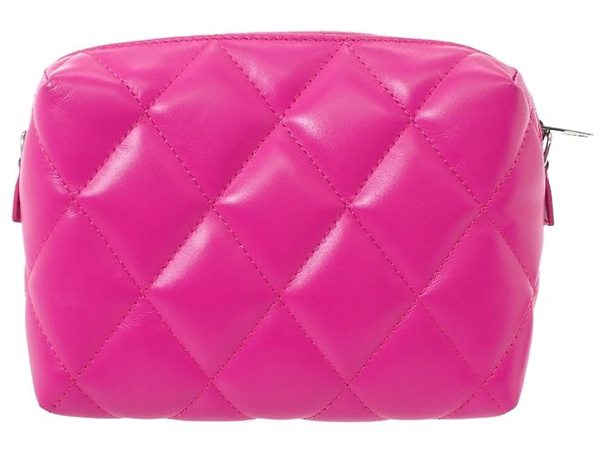 Borsa Balenciaga Pink Quilted Nappa Touch B Camera Bag XS Rosa - vista 2