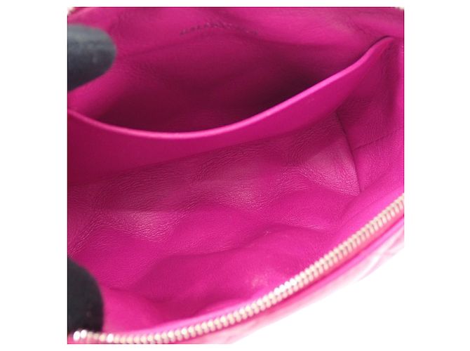 Borsa Balenciaga Pink Quilted Nappa Touch B Camera Bag XS Rosa - vista 4