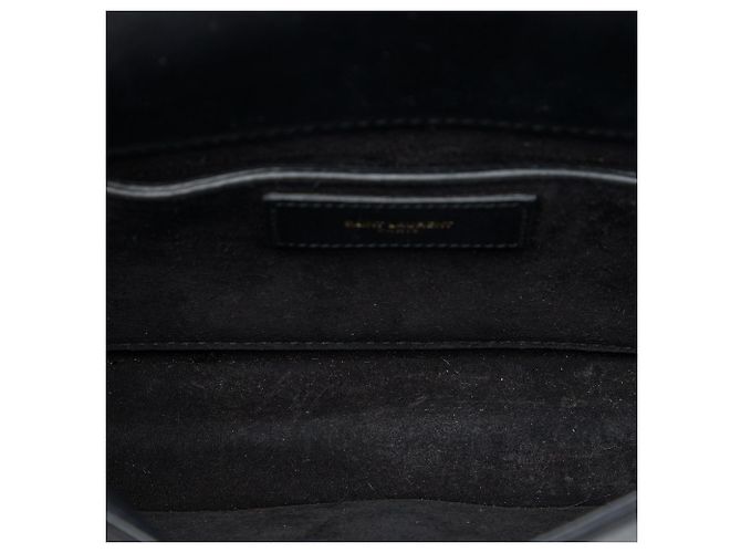 Autre Marque Borsa a tracolla Babylone con patta in pelle di agnello matelassé nera Small Saint Laurent Nero - vista 4