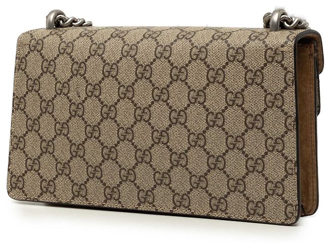 Gucci Borsa a Tracolla Dionysus Medium GG Supreme Beige - vista 2