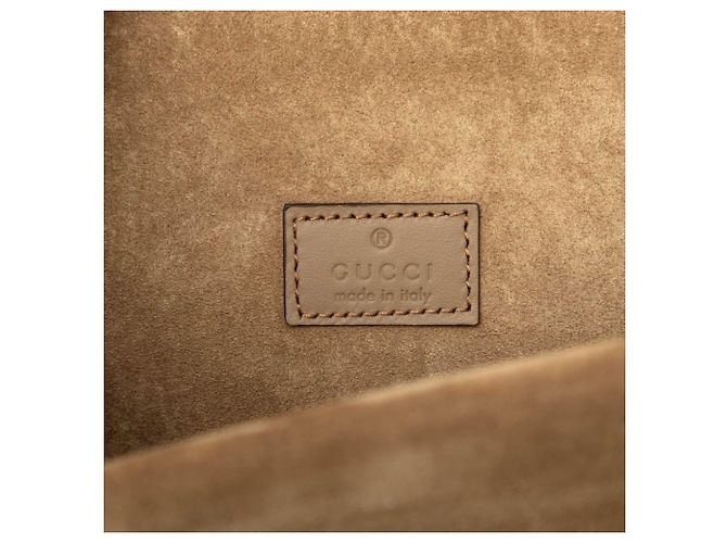 Gucci Borsa a Tracolla Dionysus Medium GG Supreme Beige - vista 5