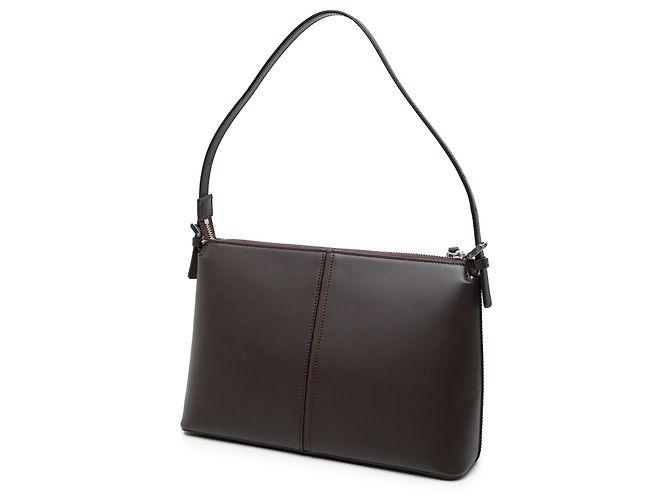 Borsa a tracolla Burberry in pelle marrone Marrone scuro - vista 2