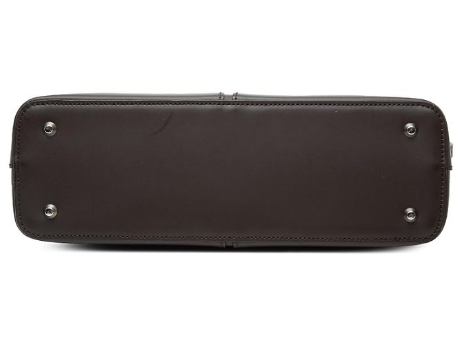Borsa a tracolla Burberry in pelle marrone Marrone scuro - vista 3