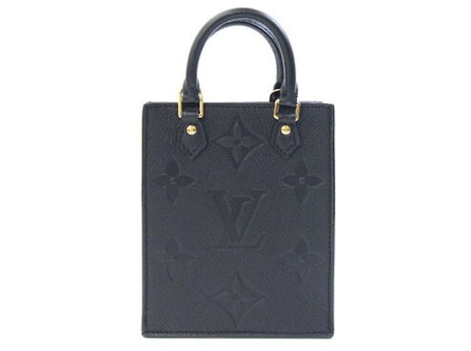 Louis Vuitton Monogram Empreinte Petite Sac Plat Handtasche Schwarz Monogramm - Ansicht 2