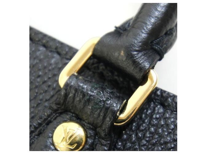 Louis Vuitton Monogram Empreinte Petite Sac Plat Handtasche Schwarz Monogramm - Ansicht 6