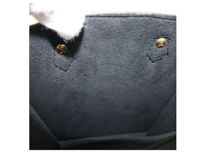 Louis Vuitton Monogram Empreinte Petite Sac Plat Handtasche Schwarz Monogramm - Ansicht 7