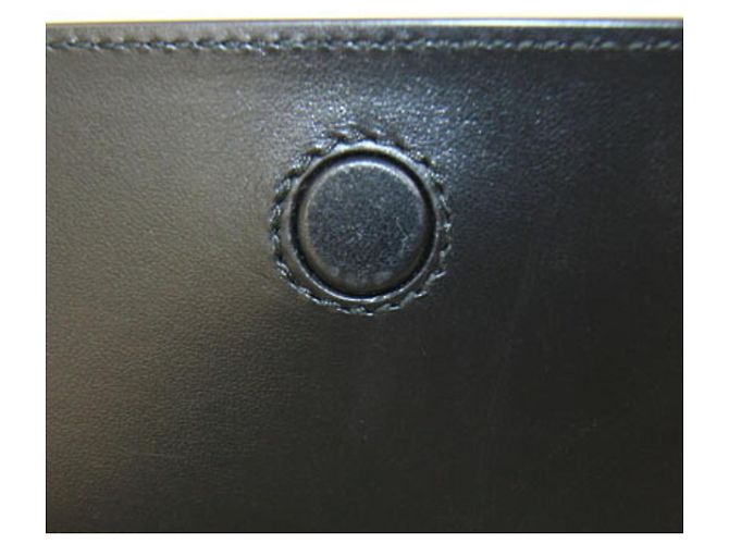 Bolso de hombro de piel Prada Negro Blanco - vista 6