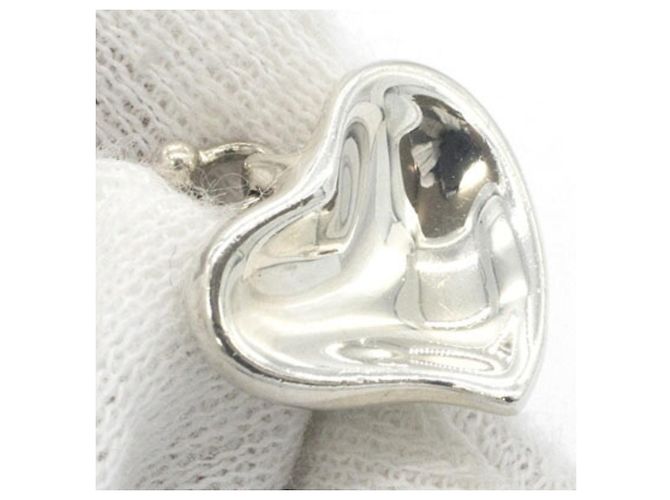 Autre Marque Orecchini Tiffany & Co. Elsa Peretti Full Heart Argento - vista 4