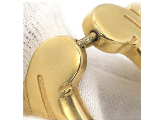 Triomphe Céline Bracciale rigido Celine Macadam in metallo dorato da donna D'oro - vista 6