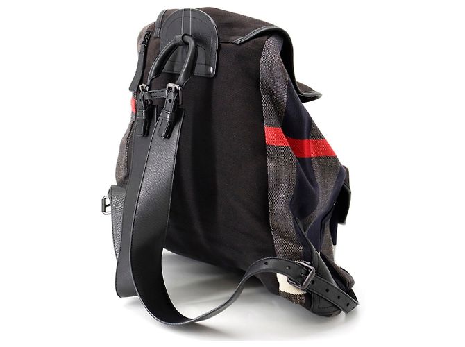 Zaino e borsa Burberry in tela Nero Multicolore - vista 2