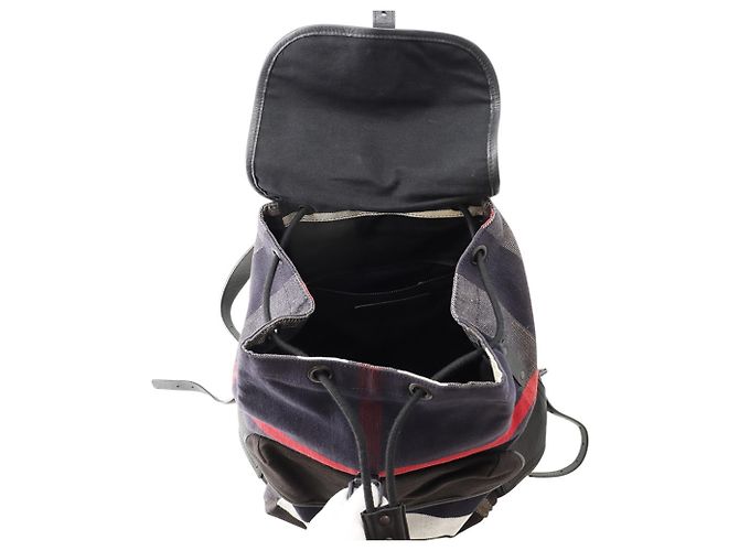 Zaino e borsa Burberry in tela Nero Multicolore - vista 5