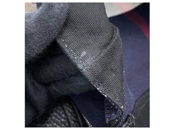 Zaino e borsa Burberry in tela Nero Multicolore - vista 6
